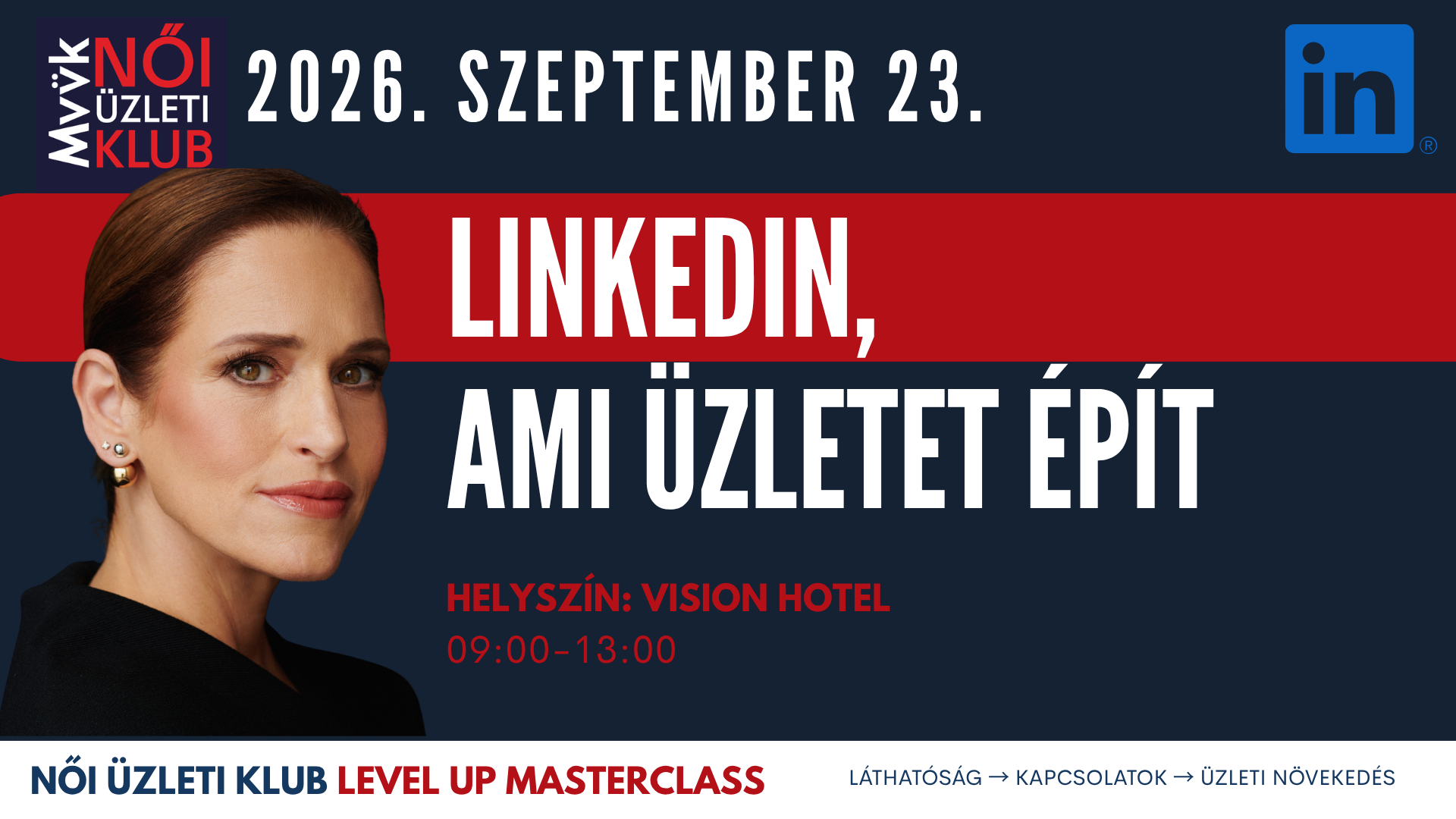 NŐI ÜZLETI KLUB LEVEL UP MASTERCLASS